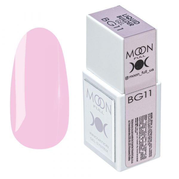 MOON FULL - Рідкий гель для зміцнення та моделювання нігтів Liquid Builder Gel №BG011, 15 мл