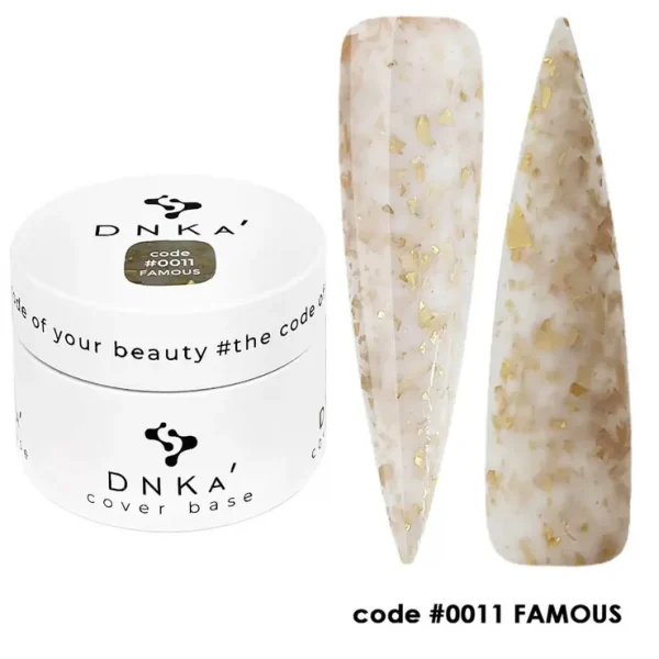 DNKa' - Камуфляжна база Cover Base 30 ml No.  0011 Famous