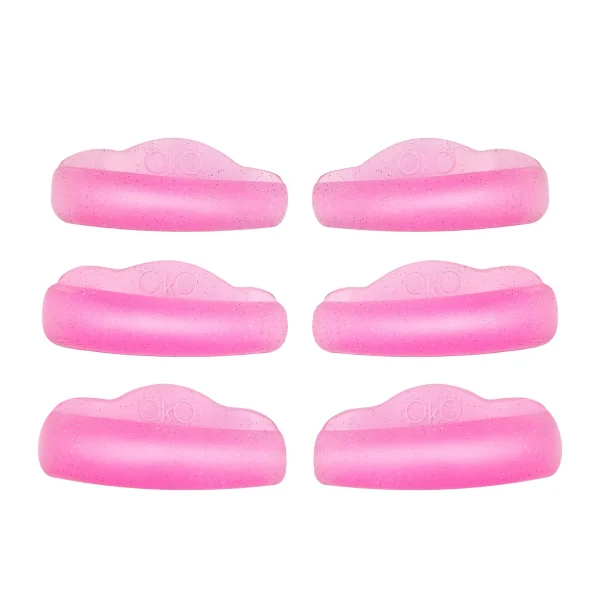 OKO - Rollers for laminating eyelashes Hollywood Pink, 3 pairs - גלילים לריסים למינציה הוליווד ורוד, 3 זוגות