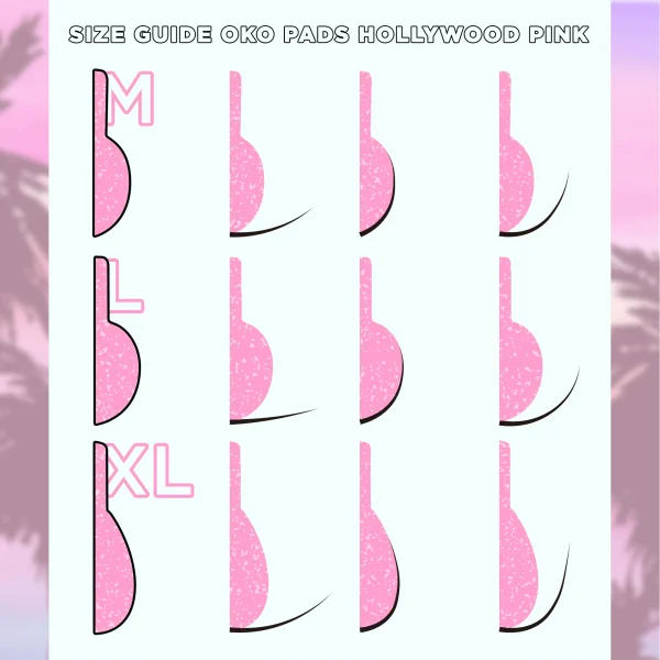 OKO - Rollers for laminating eyelashes Hollywood Pink, 3 pairs - גלילים לריסים למינציה הוליווד ורוד, 3 זוגות - Image 3