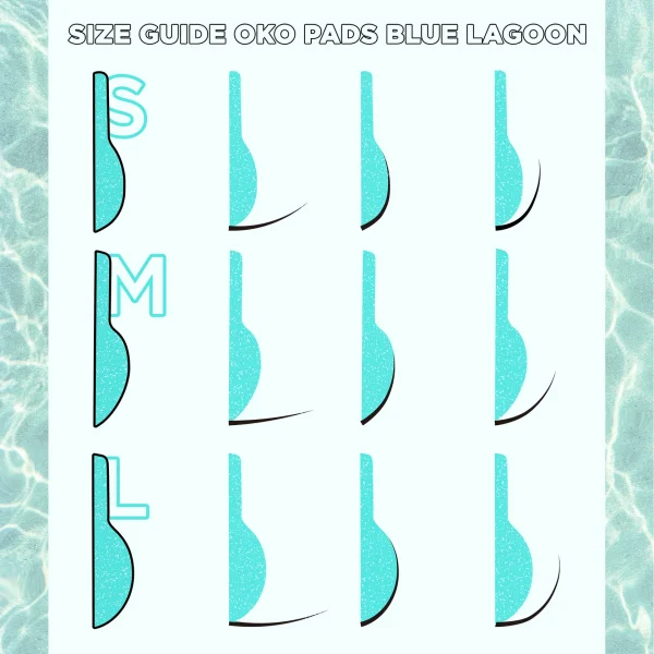OKO - Rollers for laminating eyelashes Blue Lagoon, 3 pairs - גלגלות ללמינציה של ריסים Blue Lagoon, 3 זוגות - Image 3