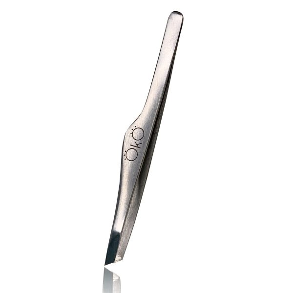 OKO - 01 Beveled tweezers (hand sharpened) - פינצטה משופעת (מושחזת ביד) - Image 2