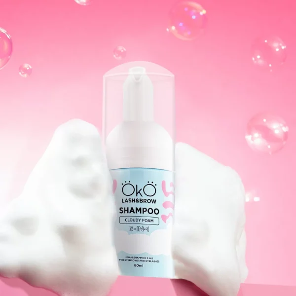 OKO - Foam shampoo 3 in 1 Shampoo Cloudy Foam, 80 ml - שמפו קצף 3 ב-1 שמפו קלוני קצף, 80 מ"ל - Image 4