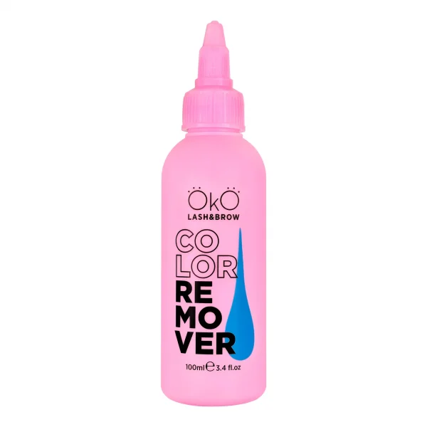 OKO - Color Remover paint remover, 100 ml - נוזל לניקוי צבע וחינה מהגבות 100 מל