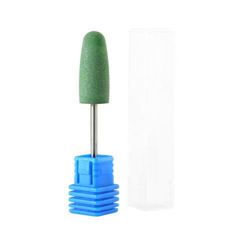 Silicone drill bitt Cone round, 240 gritt, green