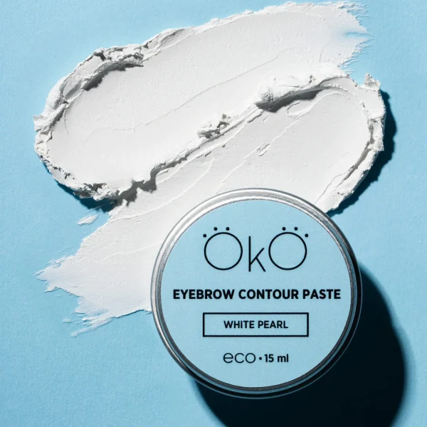 OKO - Eyebrow Contour Paste White Pearl, 15 ml - משחת פסטה צבע פנינה לבנה 15 מל - Image 2