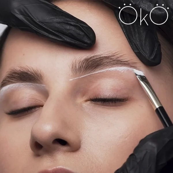OKO - Eyebrow Contour Paste White Pearl, 15 ml - משחת פסטה צבע פנינה לבנה 15 מל - Image 4