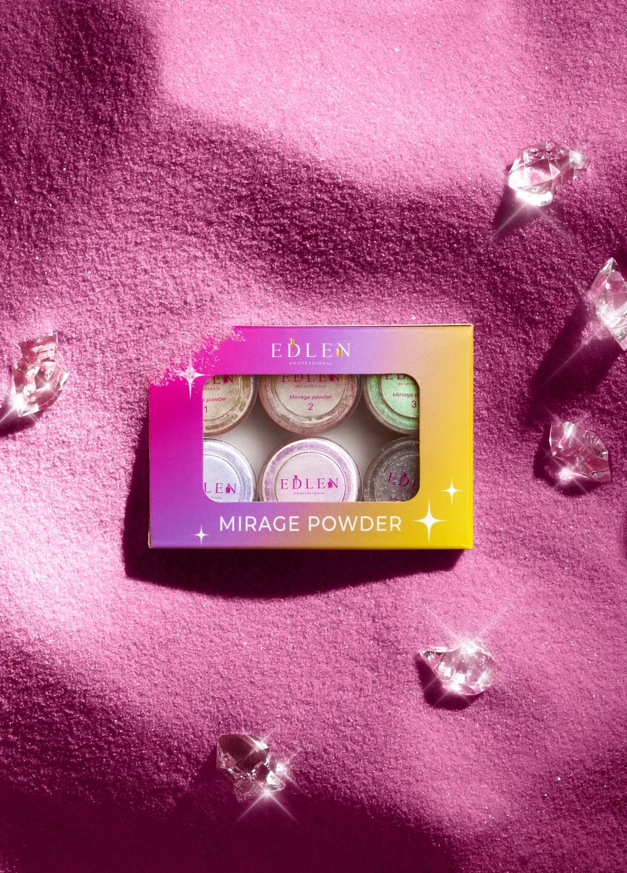 Набір втирок Mirrage powder Edlen 6 шт.