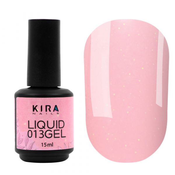 Kira Nails Liquid Gel 013, 15 ml - ג'ל לבנייה נוזלי בבקבוק 15 מל - מס, 013