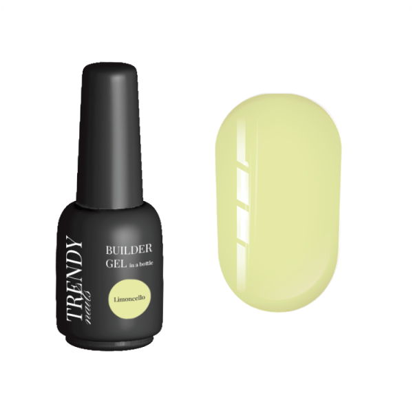 TRENDY - Builder Gel in a bottle Limoncello 15 ml - ג'ל בנייה בקבוק 15 מל צבע צהוב