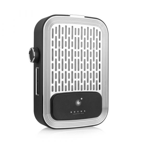 BUCOS - Hood Bucos Cyclone V3-B BLACK with HERA filter and 100W battery for manicure - שואב אבק למניקור CYCLONE V3-B שחור - Image 4