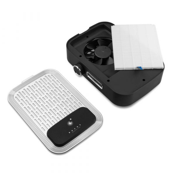 BUCOS - Hood Bucos Cyclone V3-B BLACK with HERA filter and 100W battery for manicure - שואב אבק למניקור CYCLONE V3-B שחור - Image 2
