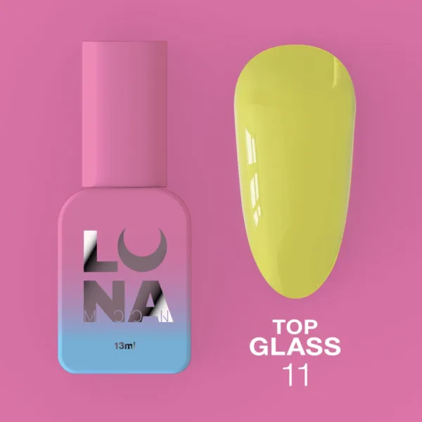 LUNA MOON - Топ для гель-лаку Top Glass №11 13ml