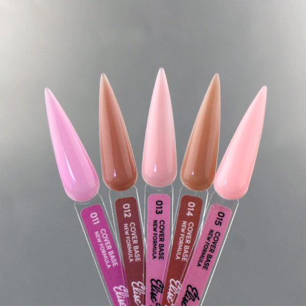 Elise Braun -  Cover Base New Formula No, 15 peach 10 ml, - כאבר בייס 10 מל אפרסק - מס' 15 - Image 2