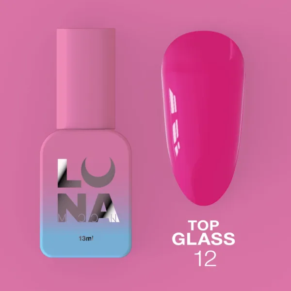 LUNA MOON - Топ для гель-лаку Top Glass №12 13ml