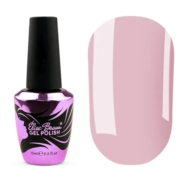 Elise braun - Liquid poly gel no. 13 pastel purple-pink. 15 ml - 013 - 'ג'ל בנייה פוליג'ל נוזלי בבקבוק 15 מל מס