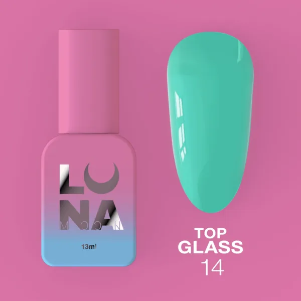 LUNA MOON - Топ для гель-лаку Top Glass №14 13ml
