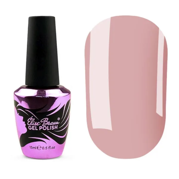 Elise braun - Liquid poly gel no. 14 pink caramel. 15 ml - 014 - 'ג'ל בנייה פוליג'ל נוזלי בבקבוק 15 מל מס