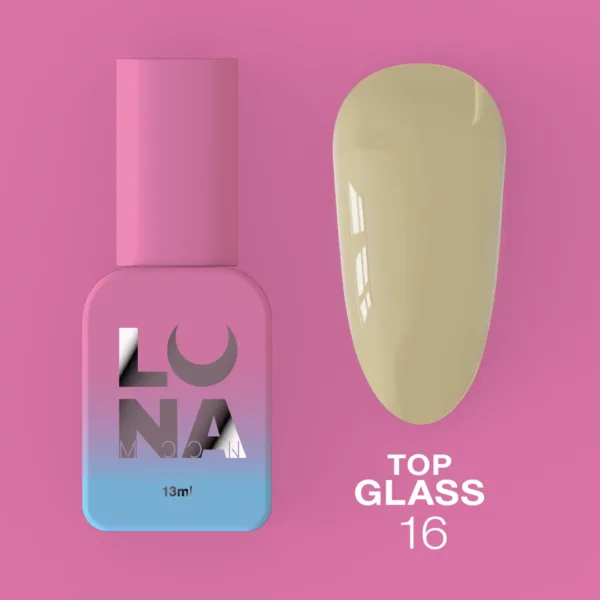 LUNA MOON - Топ для гель-лаку Top Glass №16 13ml