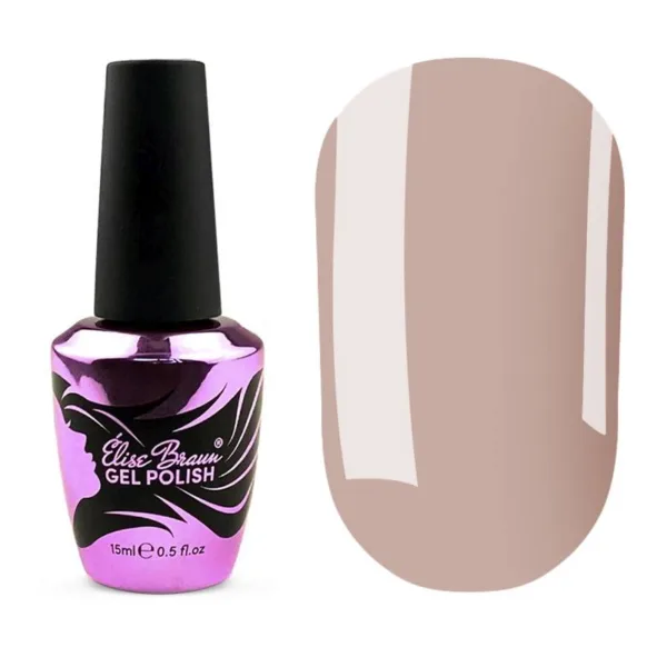 Elise braun - Liquid poly gel no. 17 beige nude. 15 ml - 017 - 'ג'ל בנייה פוליג'ל נוזלי בבקבוק 15 מל מס