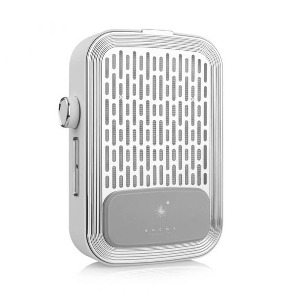BUCOS - Hood Bucos Cyclone V3-W WHITE with HERA filter and 100W battery for manicure - שואב אבק למניקור CYCLONE V3-W לבן - Image 3