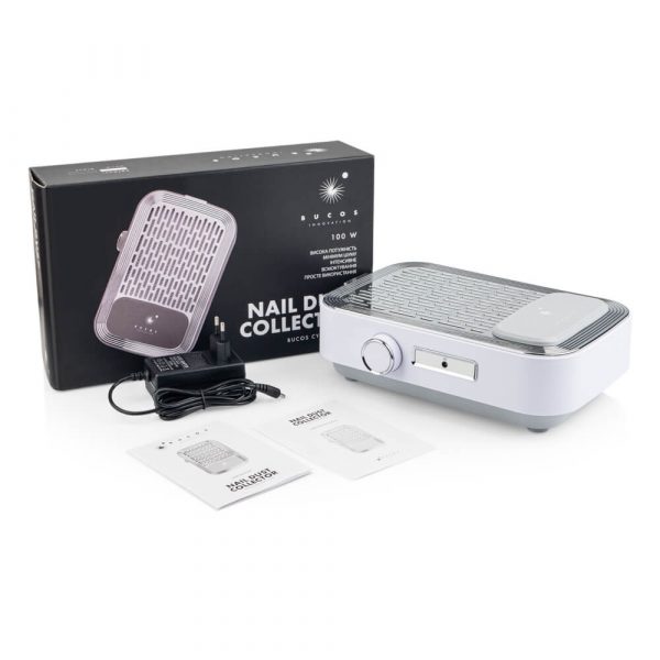 BUCOS - Hood Bucos Cyclone V3-W WHITE with HERA filter and 100W battery for manicure - שואב אבק למניקור CYCLONE V3-W לבן - Image 4