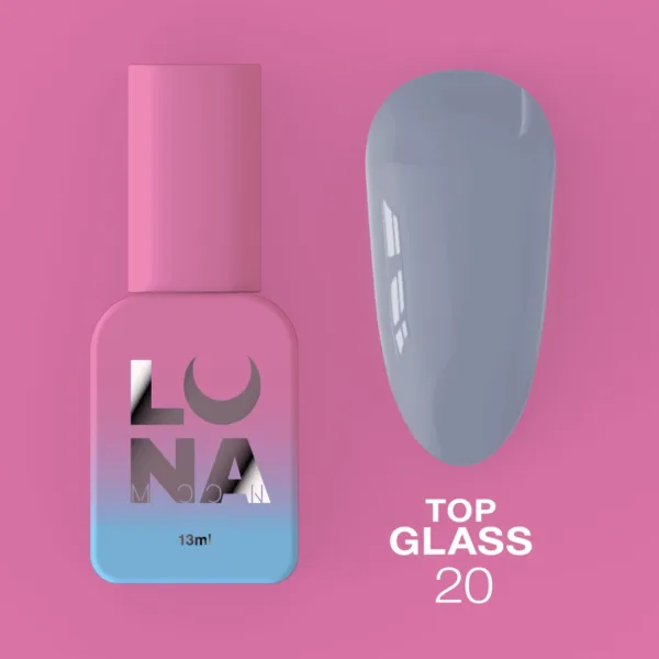 LUNA MOON - Топ для гель-лаку Top Glass №20 13ml