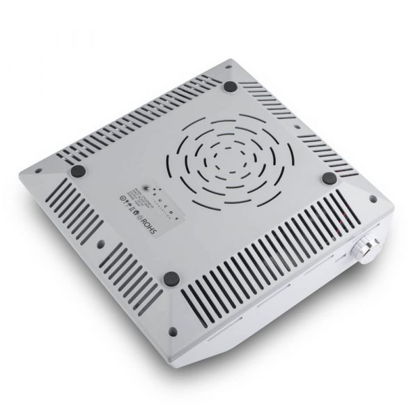 BUCOS - Hood for manicure with HERA filter CYCLONE V2 on 100W WHITE with USB port - שואב אבק למניקור CYCLONE V2 לבן - Image 3