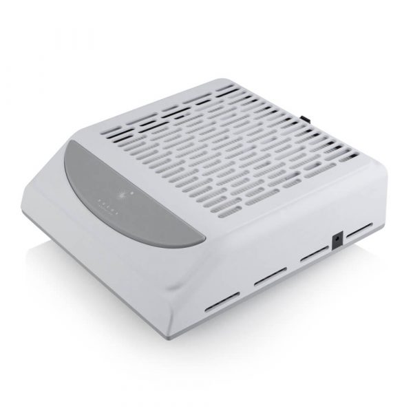 BUCOS - Hood for manicure with HERA filter CYCLONE V2 on 100W WHITE with USB port - שואב אבק למניקור CYCLONE V2 לבן