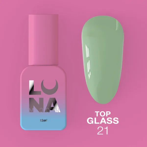 LUNA MOON - Топ для гель-лаку Top Glass №21 13ml