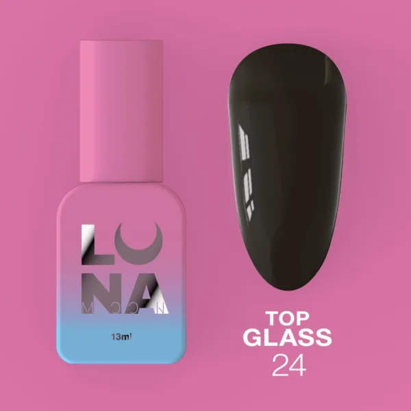 LUNA MOON - Топ для гель-лаку Top Glass №24 13ml