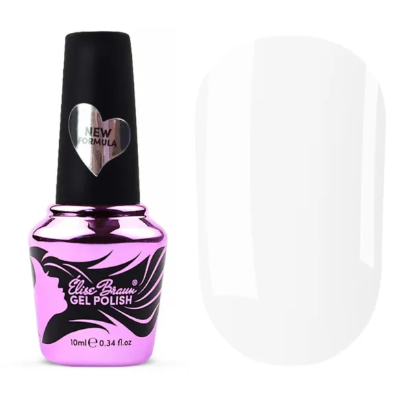 Elise Braun -  Cover Base New Formula No, 29 10 ml, White  - כאבר בייס 10 מל צבע לבן - מס' 29