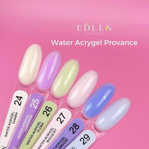 Акригель EDLEN - Water Acrygel Provance 9 ml. No. 25 - Image 3