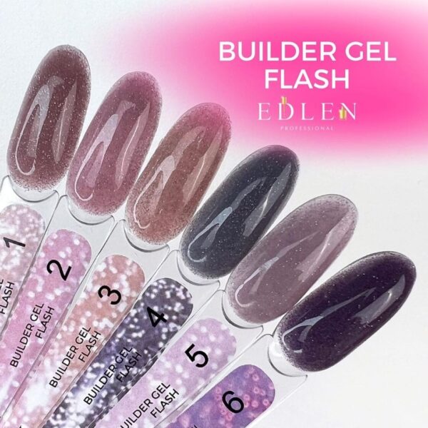 Моделюючий гель Edlen - Builder Gel Flash 15ml. No. 2 - Image 2