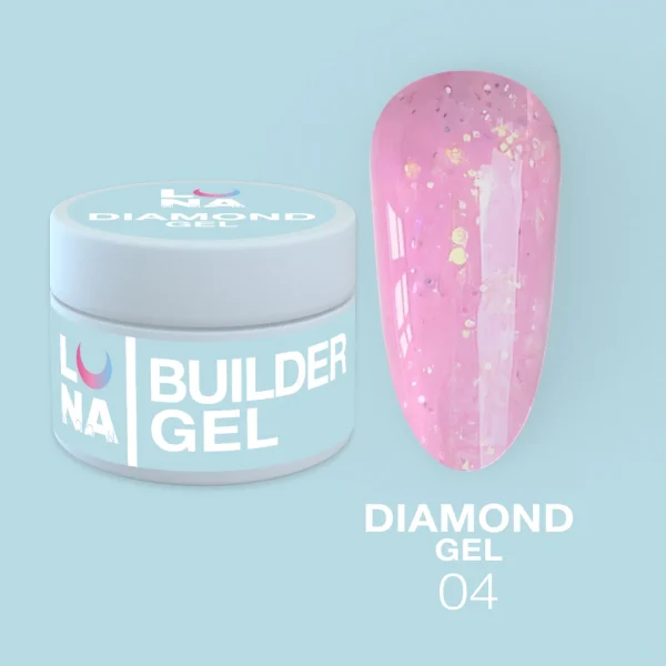 LUNA MOON - Гель для нарощування Diamond Gel 15 ml №4