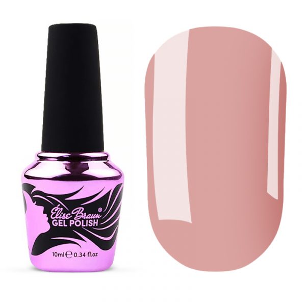 Elise Braun Gel polish Powder No. 04, 10 ml, beige-pink,  - לק ג'ל פודרה 10 מל צבע ורוד בז' - מס, 04