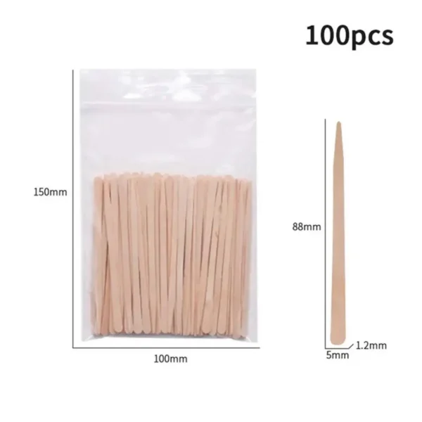 Wax sticks 8cm (100pcs) - מקלות שעווה 100 יחידות - Image 3