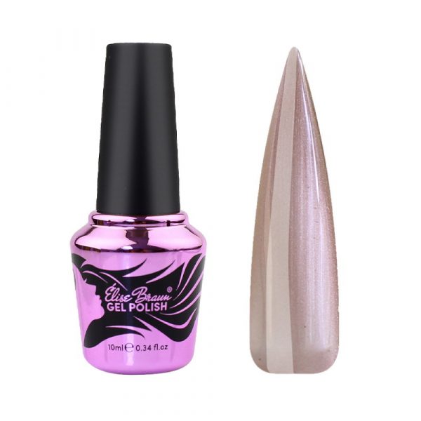 Elise Braun - Gel polish Korean Cat 06 latte 10 ml - לק ג'ל עין החתול קוריאנית 10 מל צבע לאטה - מס, 06