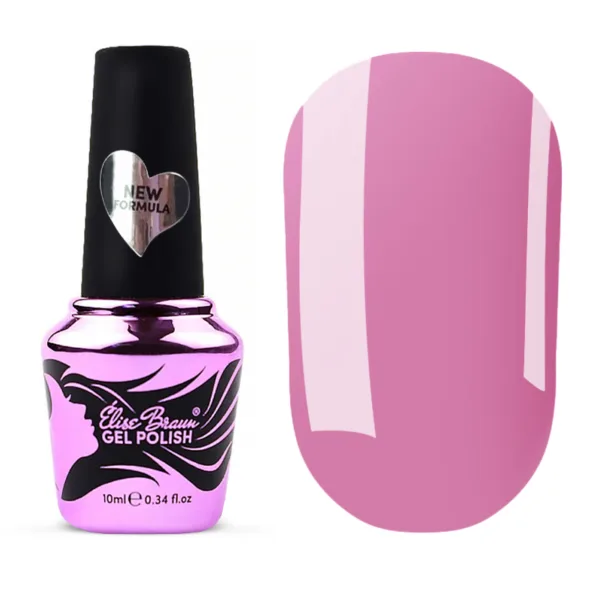 Elise Braun - Cover Base New Formula No, 08  10 ml, Pink - כאבר בייס 10 מל ורוד - מס' 08