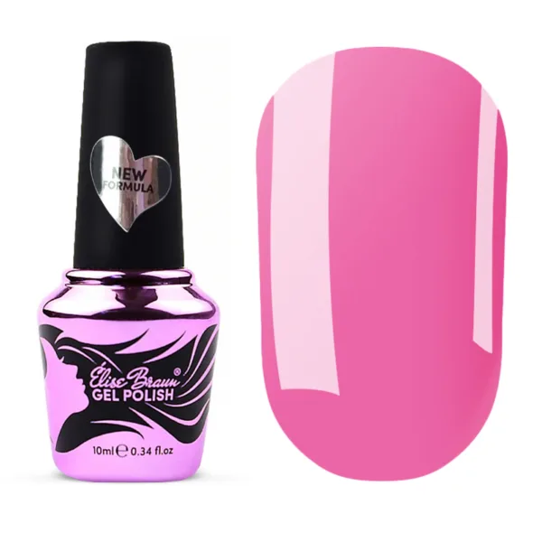 Elise Braun -  Cover Base New Formula No, 09 10 ml, bright Pink  - כאבר בייס 10 מל ורוד בהיר - מס' 09