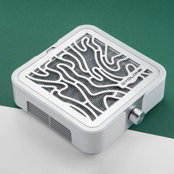 Bucos - Hood for manicure and pedicure Cyclone X 2 Silver with HERA filter 72 W - שואב אבק למניקור - Cyclone X 2 72 W כסוף - Image 4