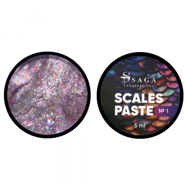 SAGA - Гель-паста для рельєфного дизайну Scales Paste, 5 мл №01