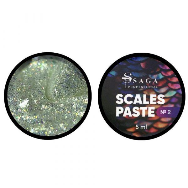 SAGA - Гель-паста для рельєфного дизайну Scales Paste, 5 мл №02