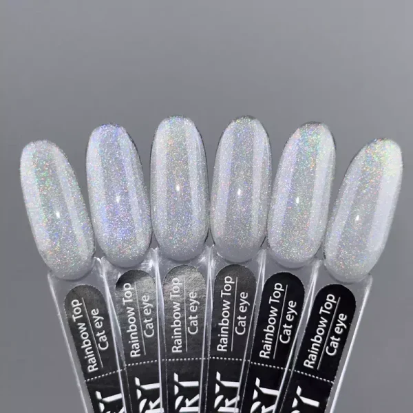 ART Rainbow Top Cat Eye - топ для гель-лаку без ЛШ, 10 мл - Image 2