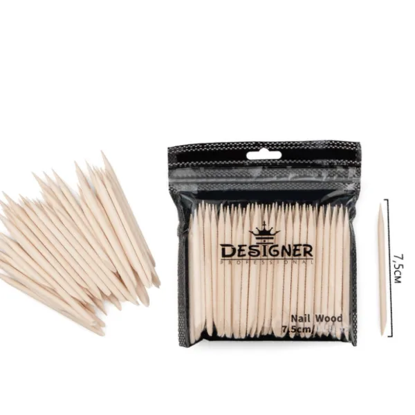 Pusher wood 7,5 cm 100 pcs -  100 יחידות אורך 7,5 ס'מ