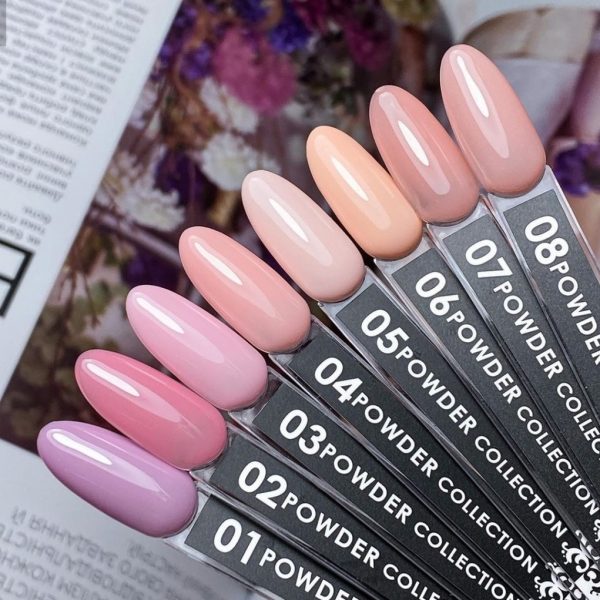 Elise Braun Gel polish Powder No. 01, 10 ml, purple-pink,  - לק ג'ל פודרה 10 מל צבע ורוד סגול - מס, 01 - Image 3