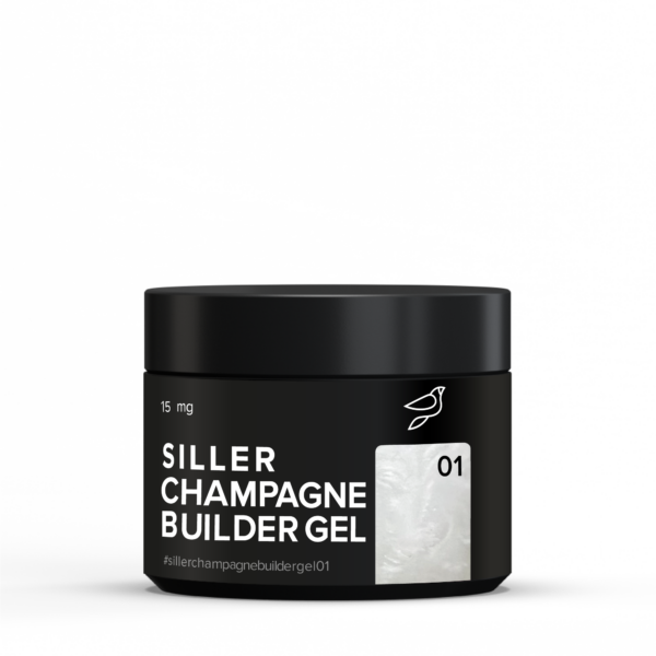 Siller - Гель для нарощування нігтів Champagne Builder Gel №01, 15 мл