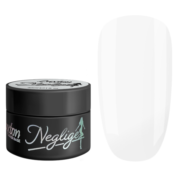LUXTON - CAMOUFLAGE BASE NEGLIGE. white 1, 30 ML - בייס כאבר ניגליג 30 מל לבן - מס, 01