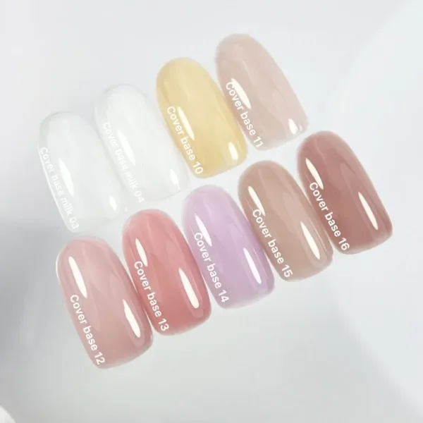 Nails of the day - Cover base 10 ml NEW Formula 12 камуфлююче базове покриття для нігтів - Image 2