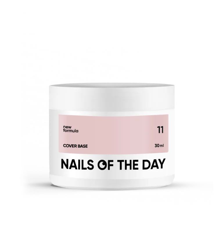 Nails of the day - Cover base 30 ml NEW Formula 11 камуфлююче базове покриття для нігтів